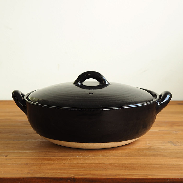 フォースマーケット　アグラ鍋　9号　天目（黒）　/　4th-market