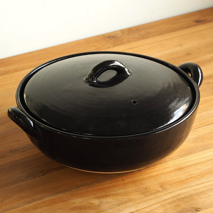 フォースマーケット　アグラ鍋　9号　天目（黒）　/　4th-market