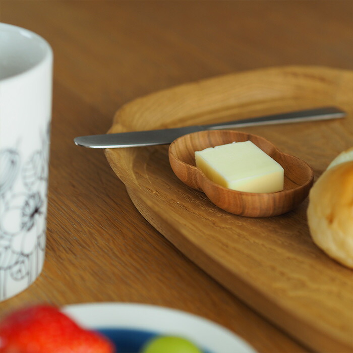 四十沢木材工芸　KITO　豆皿　ふたば