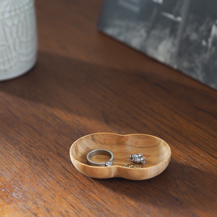 四十沢木材工芸　KITO　豆皿　ふたば