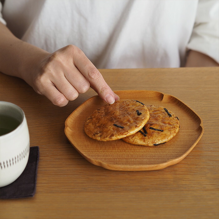 四十沢木材工芸　KITO　雪輪盆　小