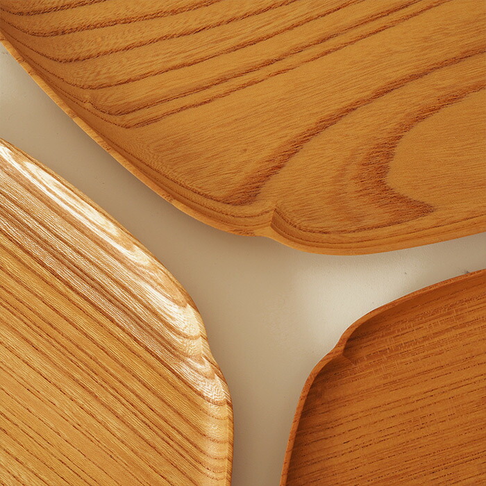 四十沢木材工芸　KITO　雪輪盆　小