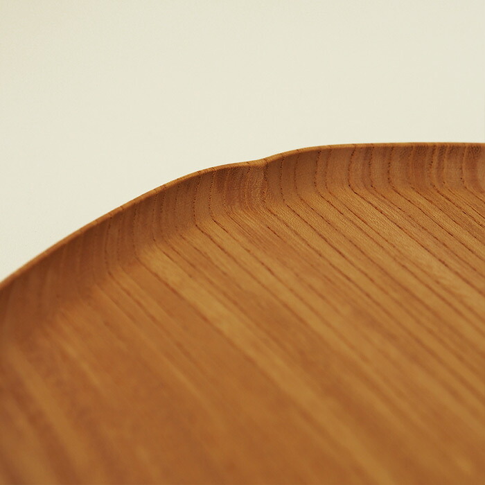 四十沢木材工芸　KITO　雪輪盆　小