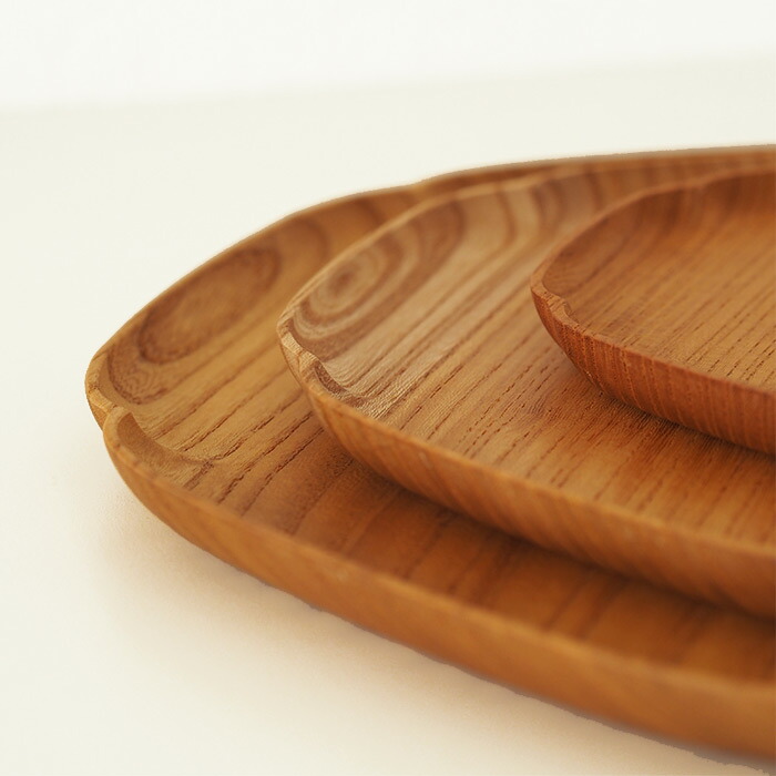 四十沢木材工芸　KITO　雪輪盆　小