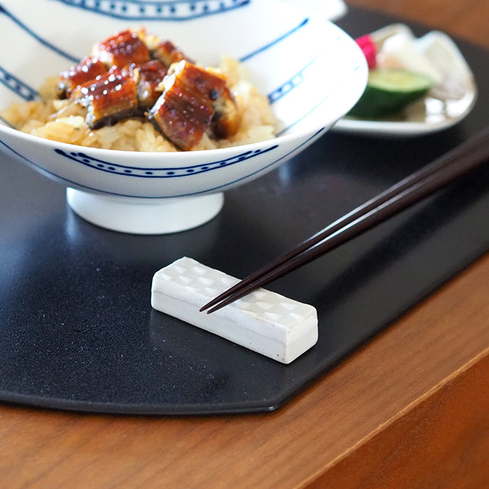 オリメ　P鹿の子　はしおき　ホワイト　/　ORIME