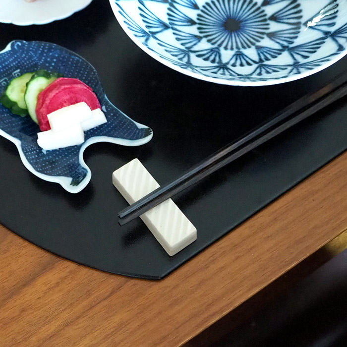 オリメ　Pヘリンボーン　はしおき　ホワイト　/　ORIME