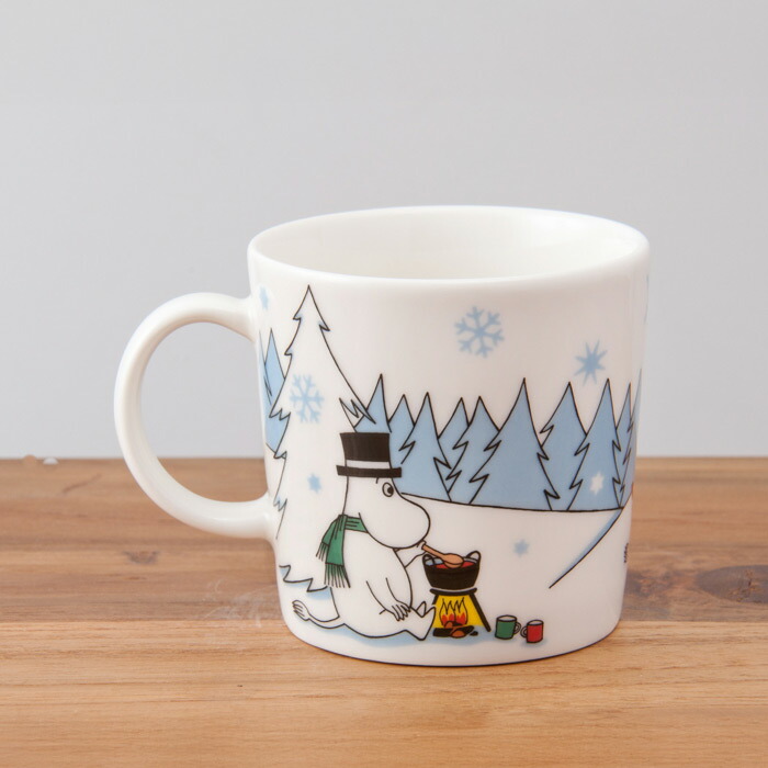 ★【2013年限定】アラビア （ARABIA） ムーミン （Moomin） マグ アンダー ザ ツリー （Under the tree）【ムーミン冬のお宝マグ】