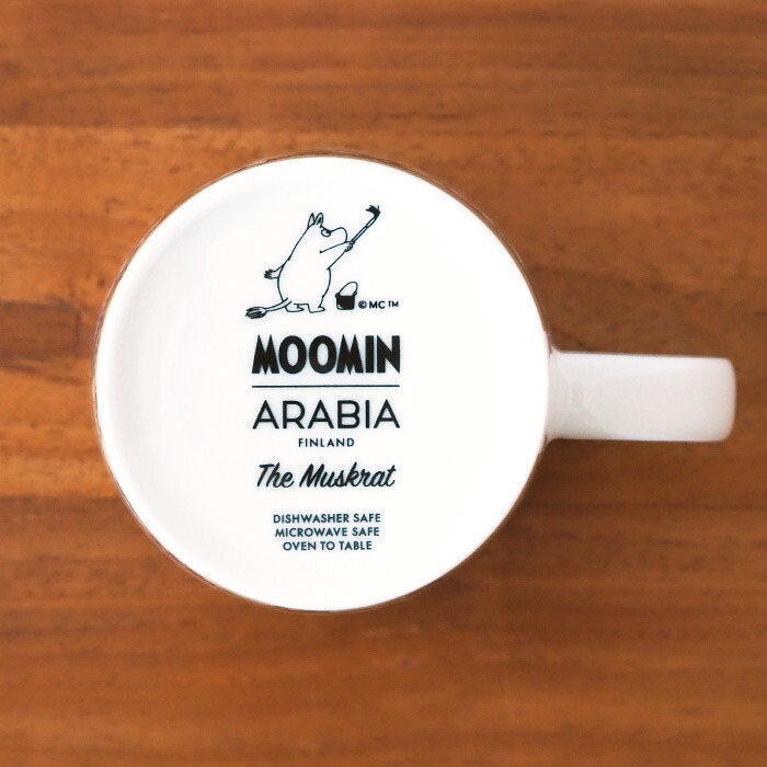 アラビア　ムーミン　マグ　じゃこうねずみ　ベージュ　/　ARABIA　Moomin