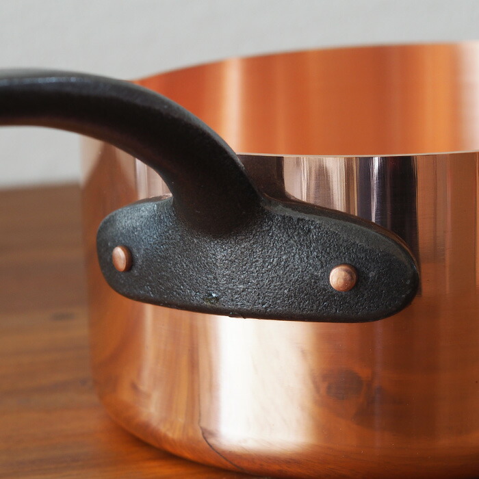 ボウマル　銅のキャラメルソースパン　16cm（フランス製）　/　BAUMALU