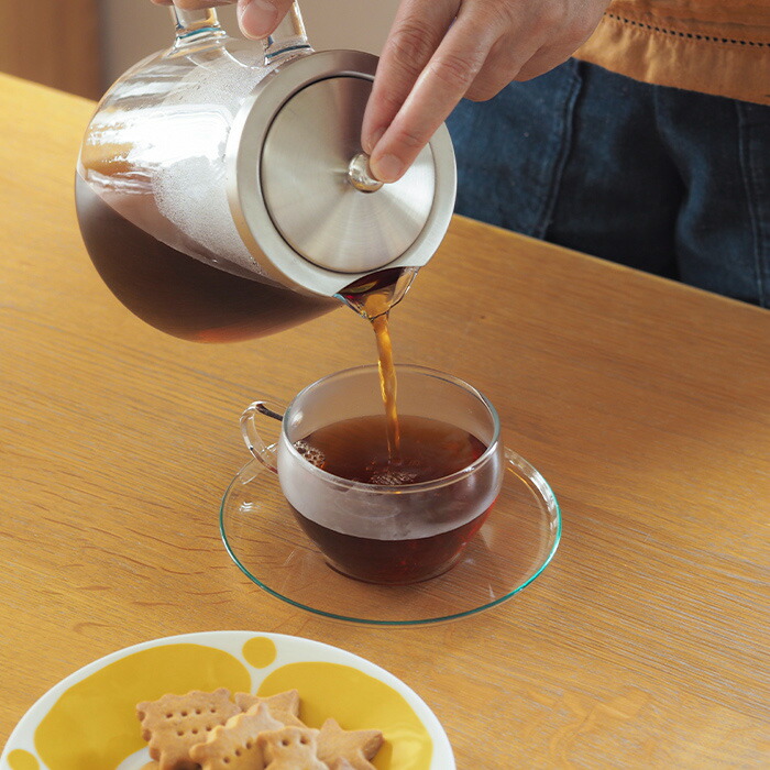 ボヘミアクリスタル　チャーム　ティーポット　1100ml　/　BOHEMIA　Cristal