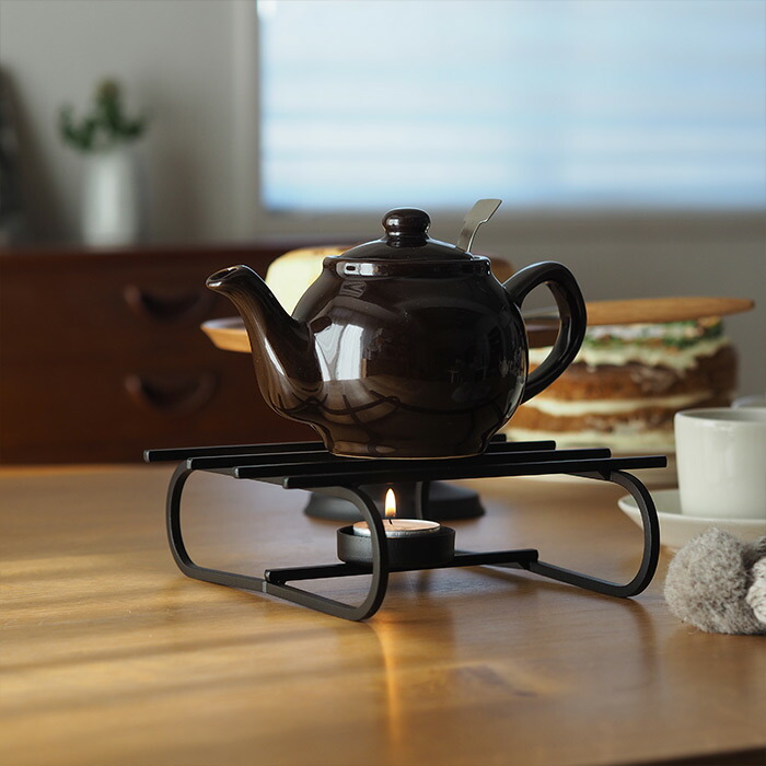 サンク　プライス&ケンジントン　ティーポット　2カップ　ストレーナー有　ブラウン　/　CINQ