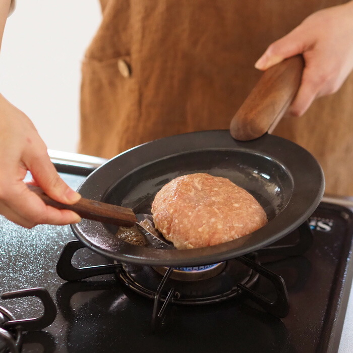 ■フライパンジュウ　フライパン&ハンドルセット　Sサイズ 　 ウォルナット　/　FRYING PAN JIU