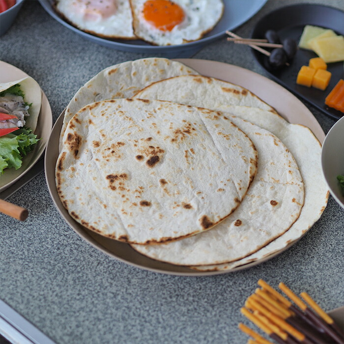 イデアコ　ウスモノ　プレート24cm　ソイルベージュ　/　ideaco　※