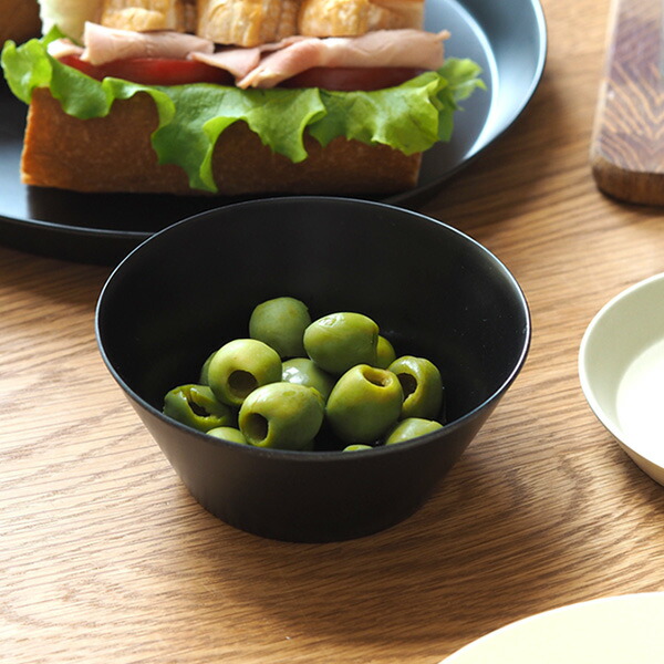 イデアコ　ウスモノ　ミニボウル　ブラック　/　ideaco　※