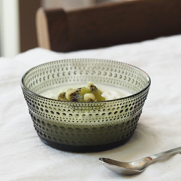 イッタラ　カステヘルミ　ボウル　230ml　モスグリーン　/　iittala　Kastehelmi　※