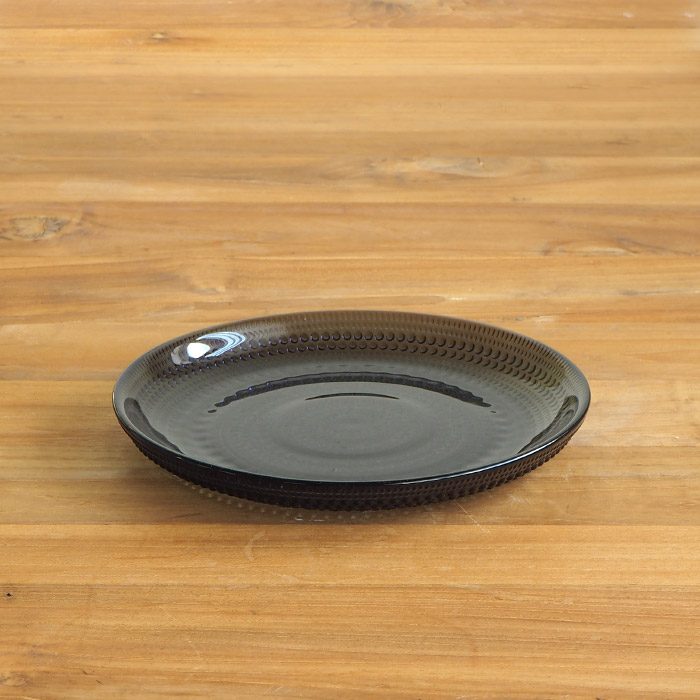 イッタラ　カステヘルミ　プレート　17cm　ダークグレー　/　iittala　Kastehelmi