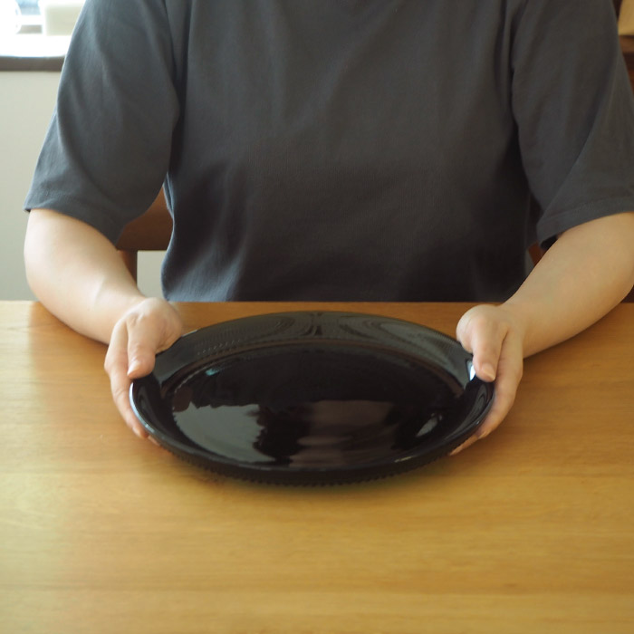 イッタラ　カステヘルミ　プレート　24.8cm　ダークグレー　/　iittala　Kastehelmi