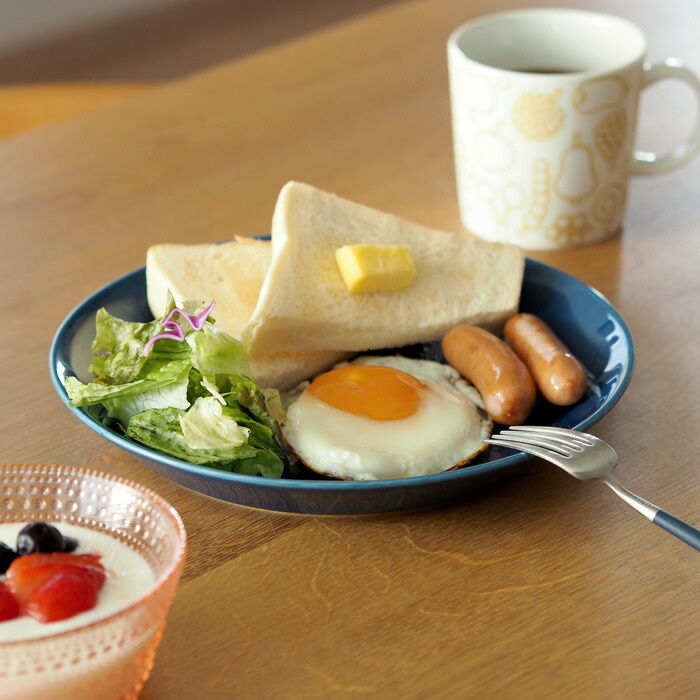 イッタラ　ティーマ　プレート　21cm　ヴィンテージブルー　/　iittala　TEEMA