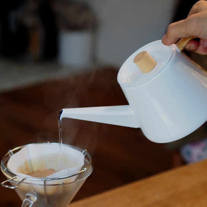 ■カイコ　ドリップケトルS　籐巻　/　kaico