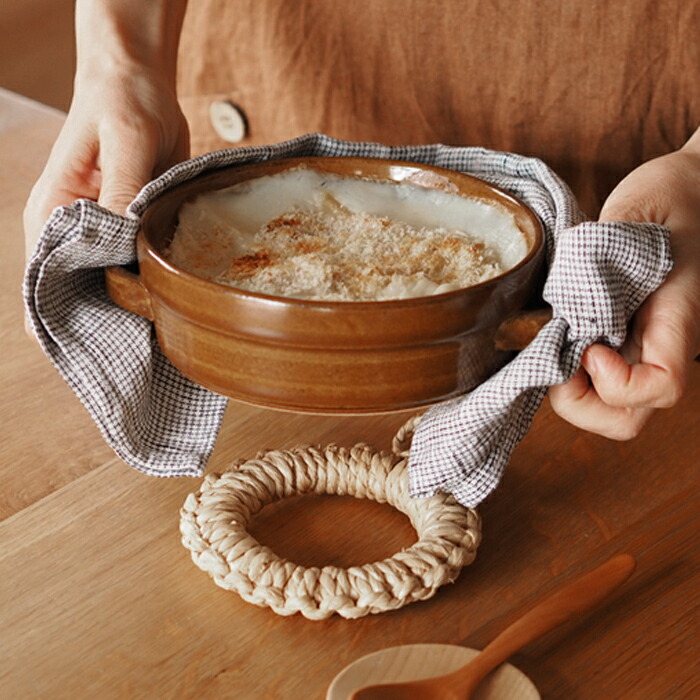 かごや　コーン鍋敷　ミニ　11cm