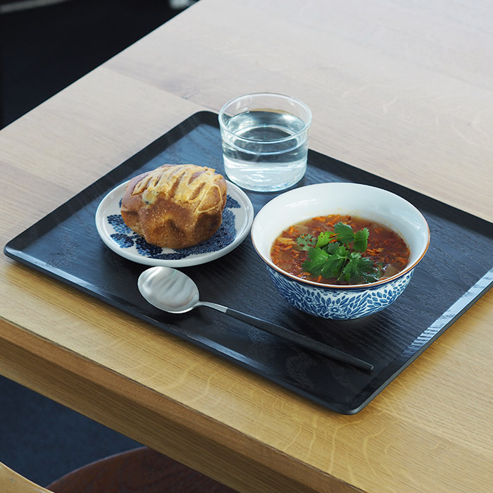 キントー　プレイスマット　360×280mm　ウィロー　ブラック　/　KINTO