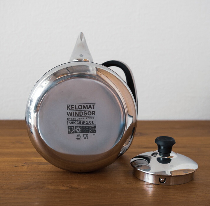 ケロマット　ステンレス製　ウィンザーケトル 1.0L　/　KELOmat