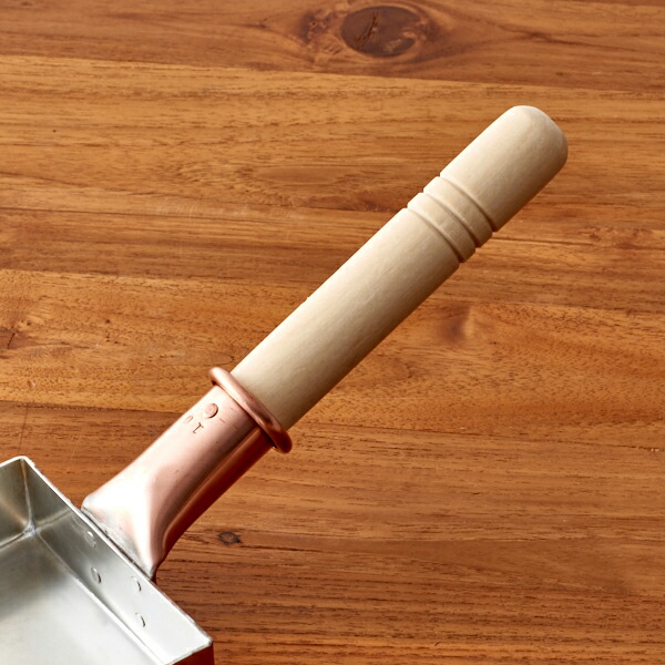 中村銅器製作所 銅玉子焼鍋　10×15cm　1.5mm板