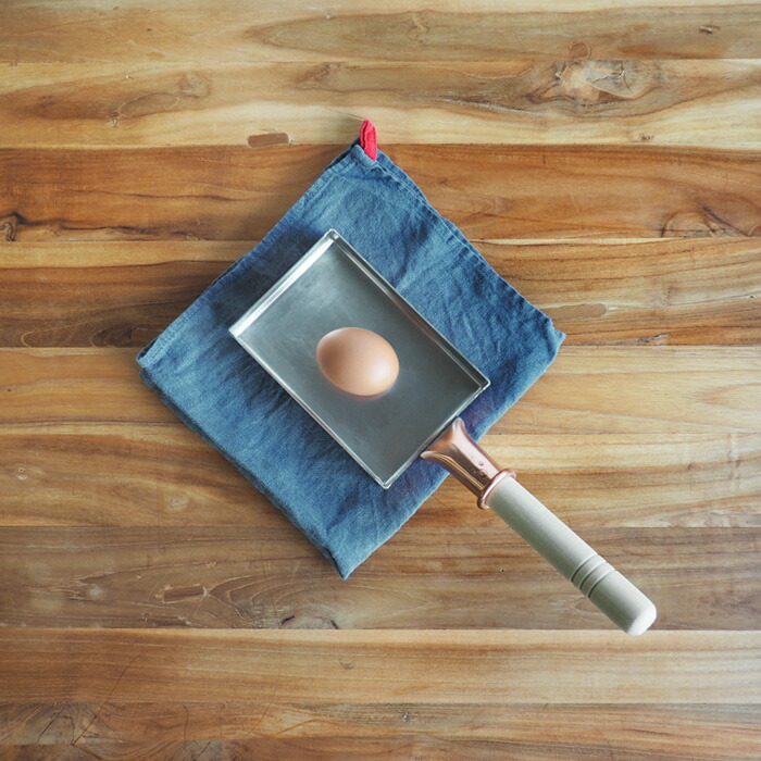 中村銅器製作所 銅玉子焼鍋　10×15cm　1.5mm板