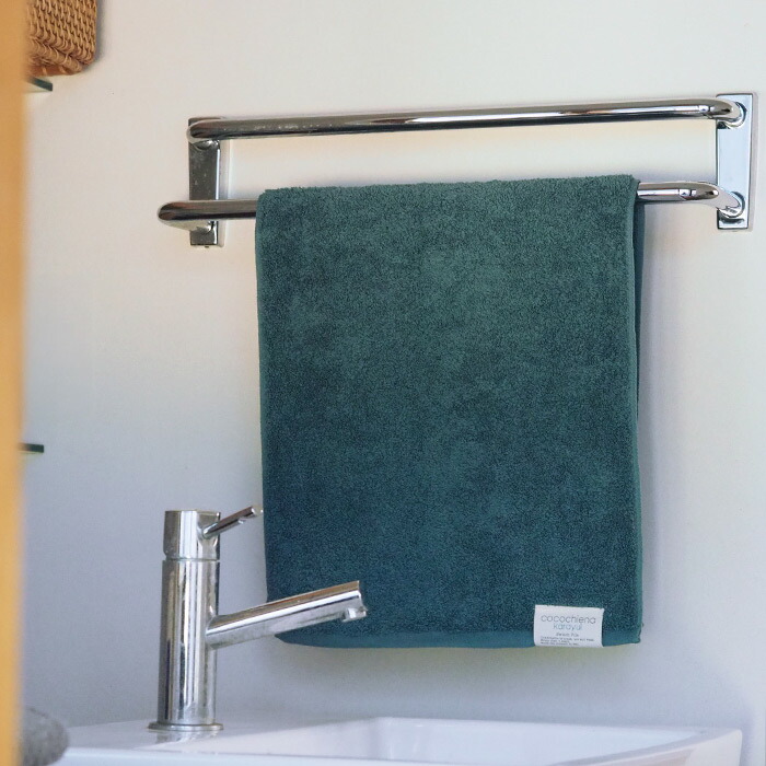 ココチエナ カラユイ フェイスタオル ブルー 34×80cm / cocochiena