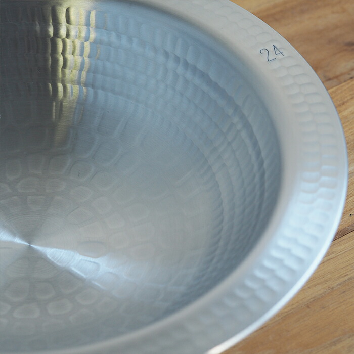 中尾アルミ製作所　N-26　打出うどんすき鍋　24cm