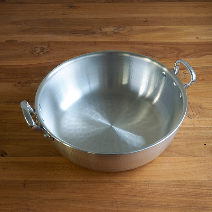 中尾アルミ製作所　N-39　打出浅鍋（揚鍋）24cm