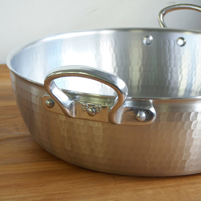 中尾アルミ製作所　N-39　打出浅鍋（揚鍋）30cm