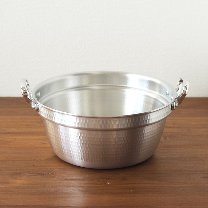 中尾アルミ製作所　厚板打出料理鍋　27cm