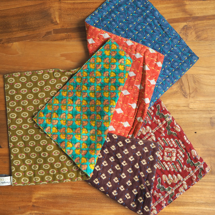 ピープルツリー　リサイクルサリー　マルチクロス（3枚セット）　/　People　Tree