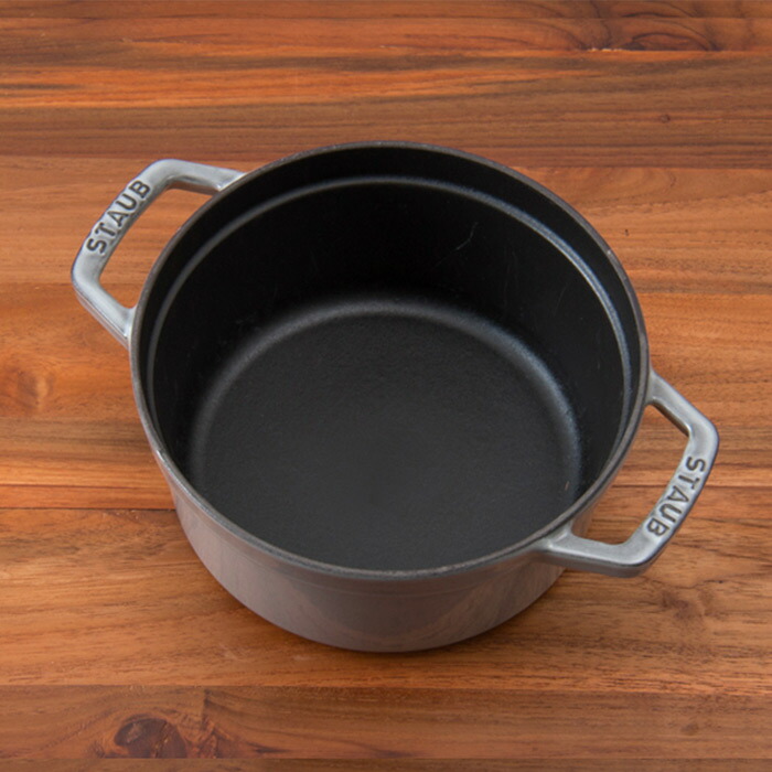 ストウブ　ピコココット　ラウンド　20cm　グレー　/　staub