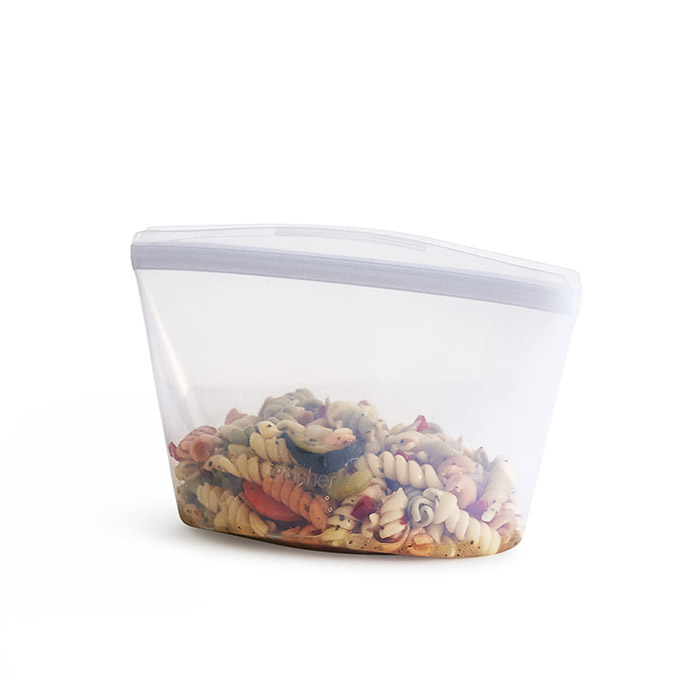 スタッシャー　シリコーンバッグ　ボウル　M　クリア　/　stasher