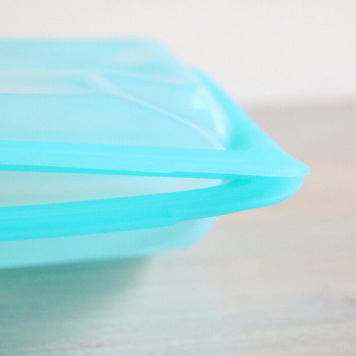 スタッシャー　シリコーンバッグ　スタンドアップ　ミディアム　アクア　/　stasher