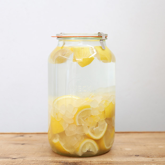 ウェック　ストレート　3250ml　口径Lサイズ　/　WECK