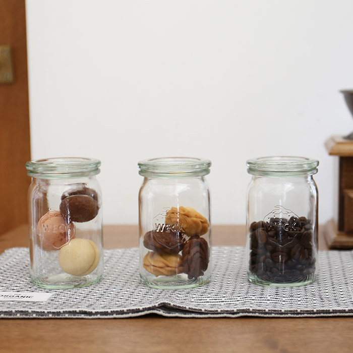 ウェック　ストレート　140ml　口径XSサイズ　/　WECK