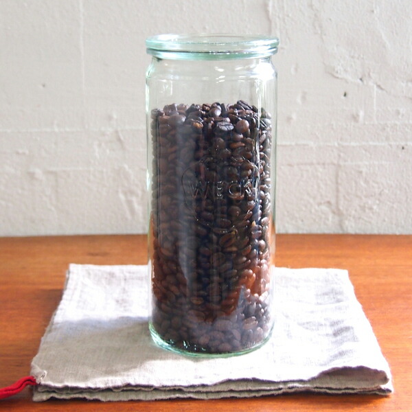 ウェック　ストレート　1000ml　口径Mサイズ　/　WECK