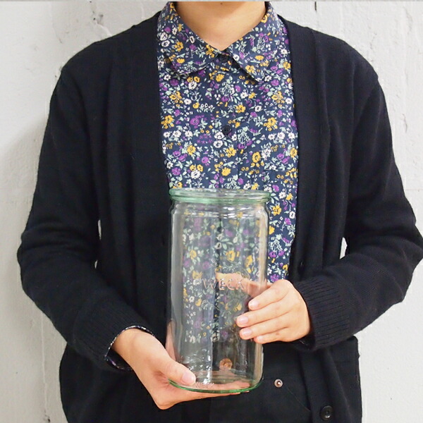 ウェック　ストレート　1550ml　口径Lサイズ　/　WECK