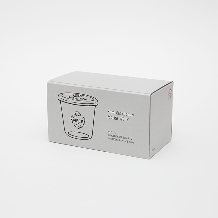 ウェック　ギフトボックス　（モールドシェイプ　500ml　2個セット）　/　WECK