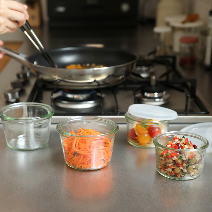 ウェック　ギフトボックス　（モールドシェイプ　170ml　2個　/　モールドシェイプ　300ml　2個セット）　/　WECK