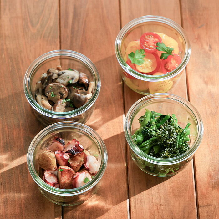 ウェック　ホームセット　（モールドシェイプ　170ml　4個）　/　WECK