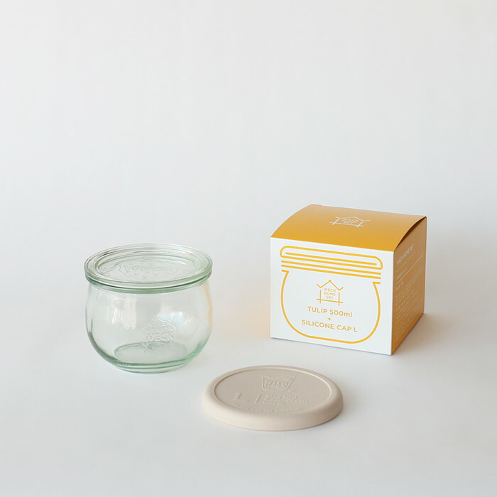 ウェック　ホームセット　（チューリップシェイプ　500ml）　/　WECK