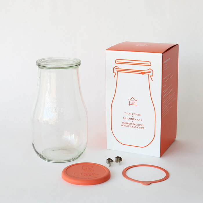 ウェック　ホームセット　（チューリップシェイプ　2700ml）　/　WECK