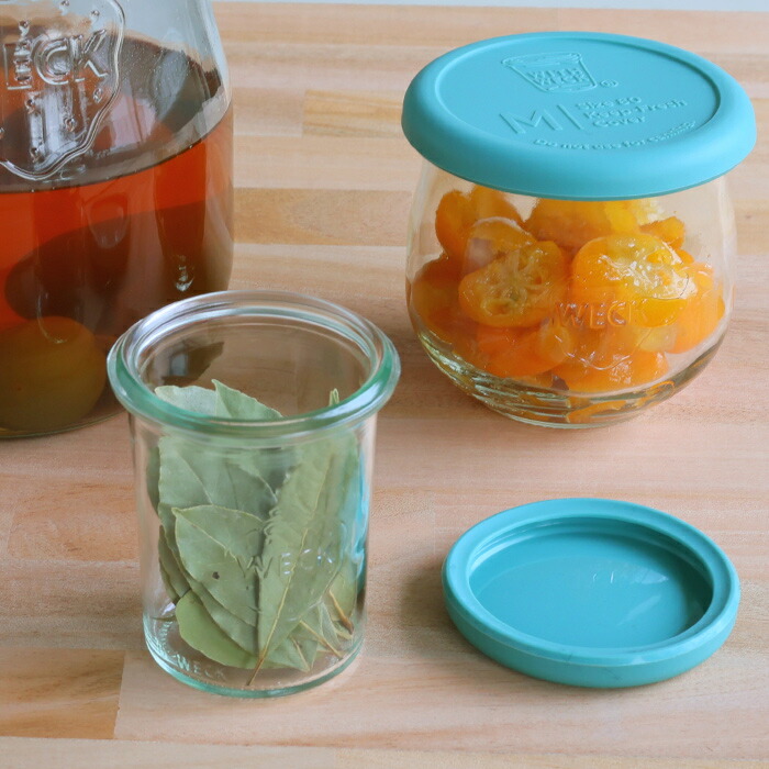 ウェック　シリコンキャップ　アンティークグリーン　S　/　WECK