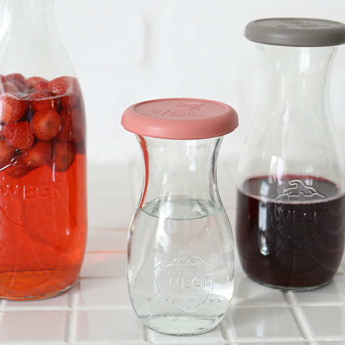 ウェック　シリコンキャップ　ローズ　S　/　WECK