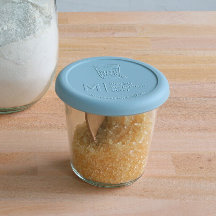 ウェック　シリコンキャップ　グレイッシュブルー　M　/　WECK