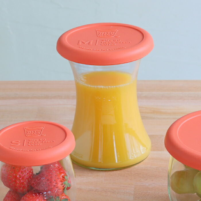 ウェック　シリコンキャップ　オレンジ　M　/　WECK